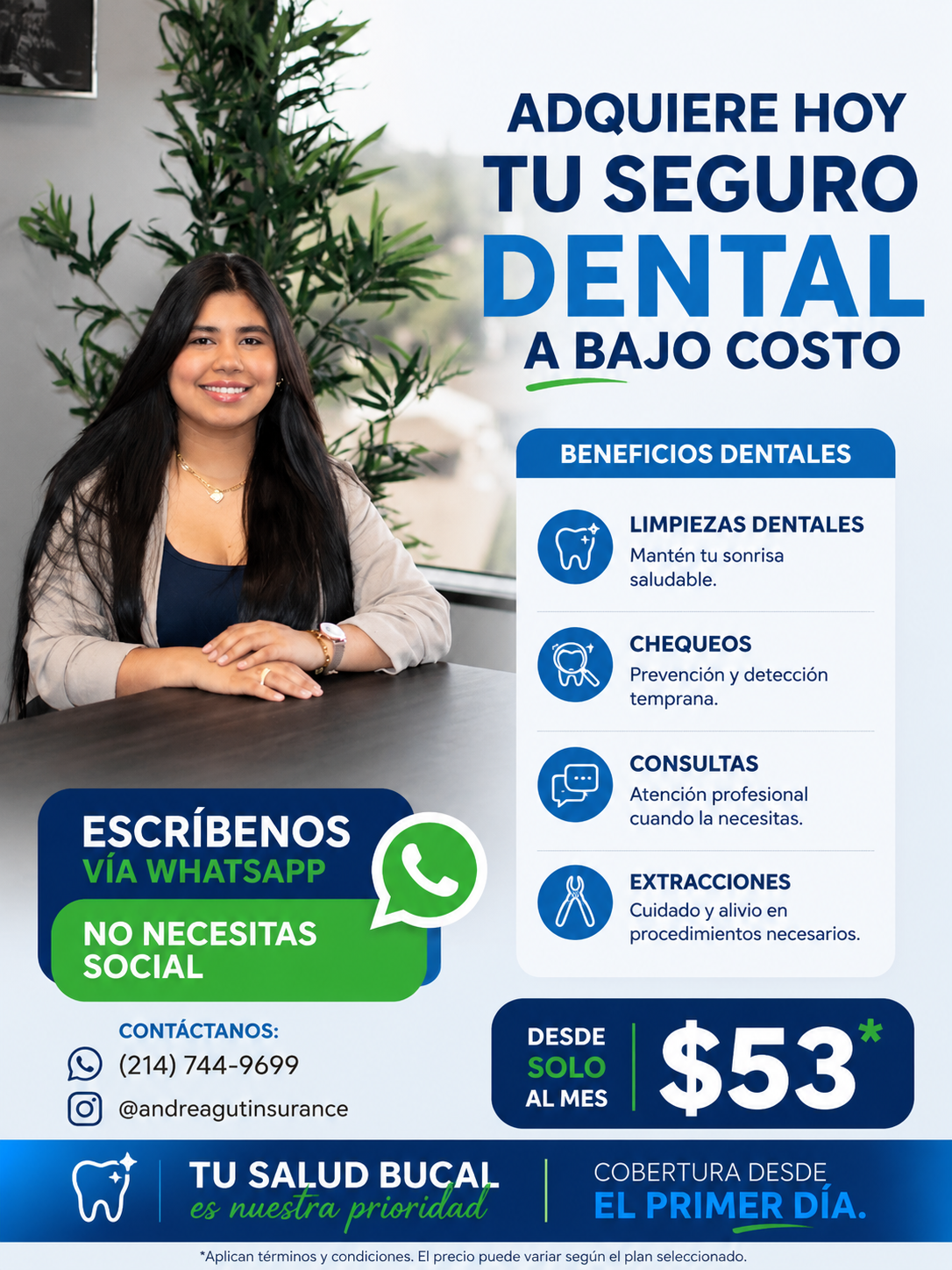 Andrea Gutiérrez / Insurance Broker Facebook ad