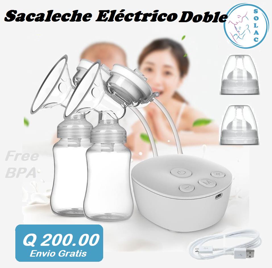 Sol-Lac Facebook ad: Sacaleches Eléctricos Doble, Recargable y manual