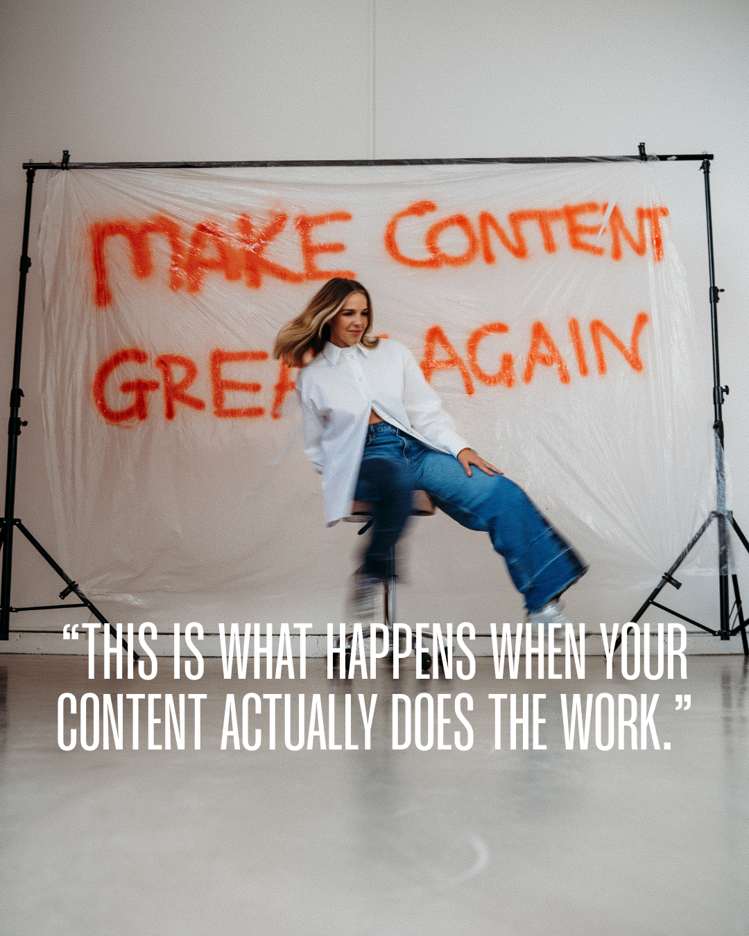 The Digital Club AUS Facebook ad: Most skin clinics don’t have a content problem.