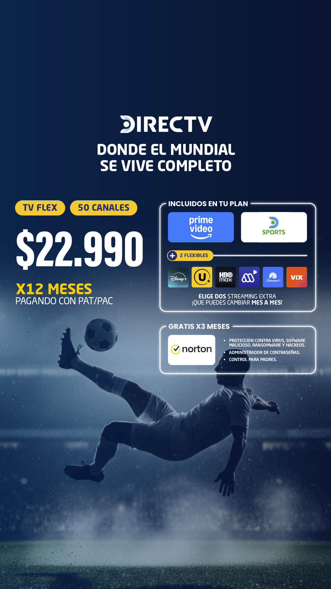 Promociones DTV Chile - Agente Autorizado Facebook ad