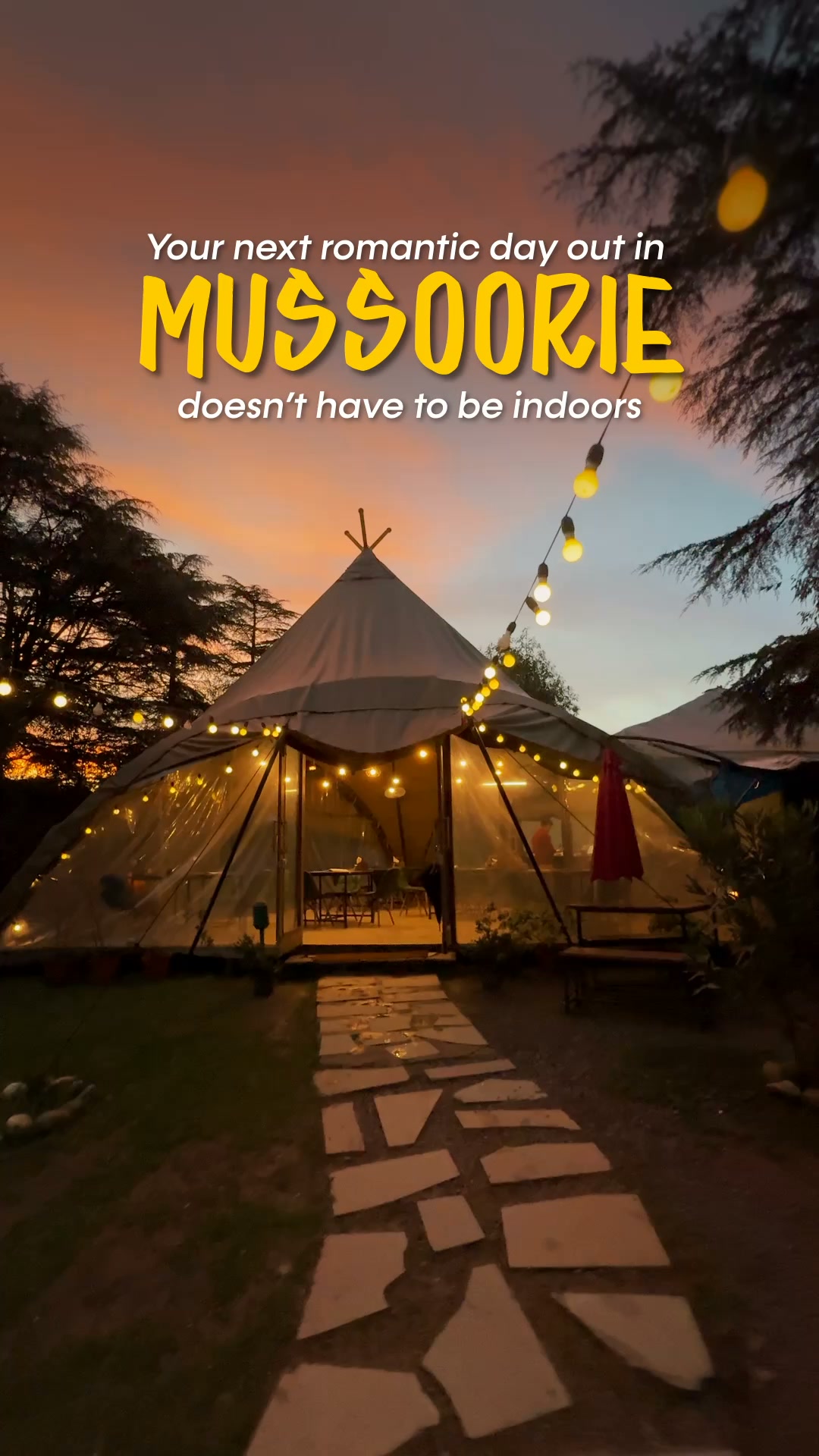 Park Cafe, Mussoorie Facebook ad: Plan A Romantic Date At EBC Mussoorie