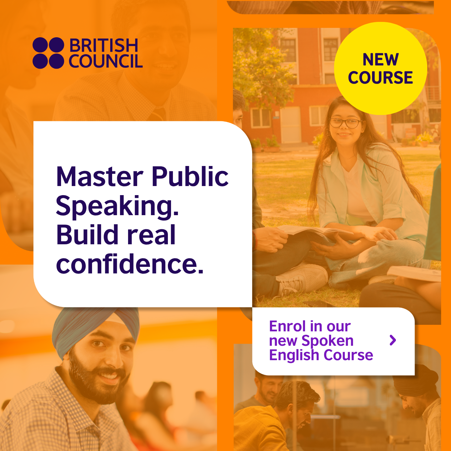 British Council India Facebook ad