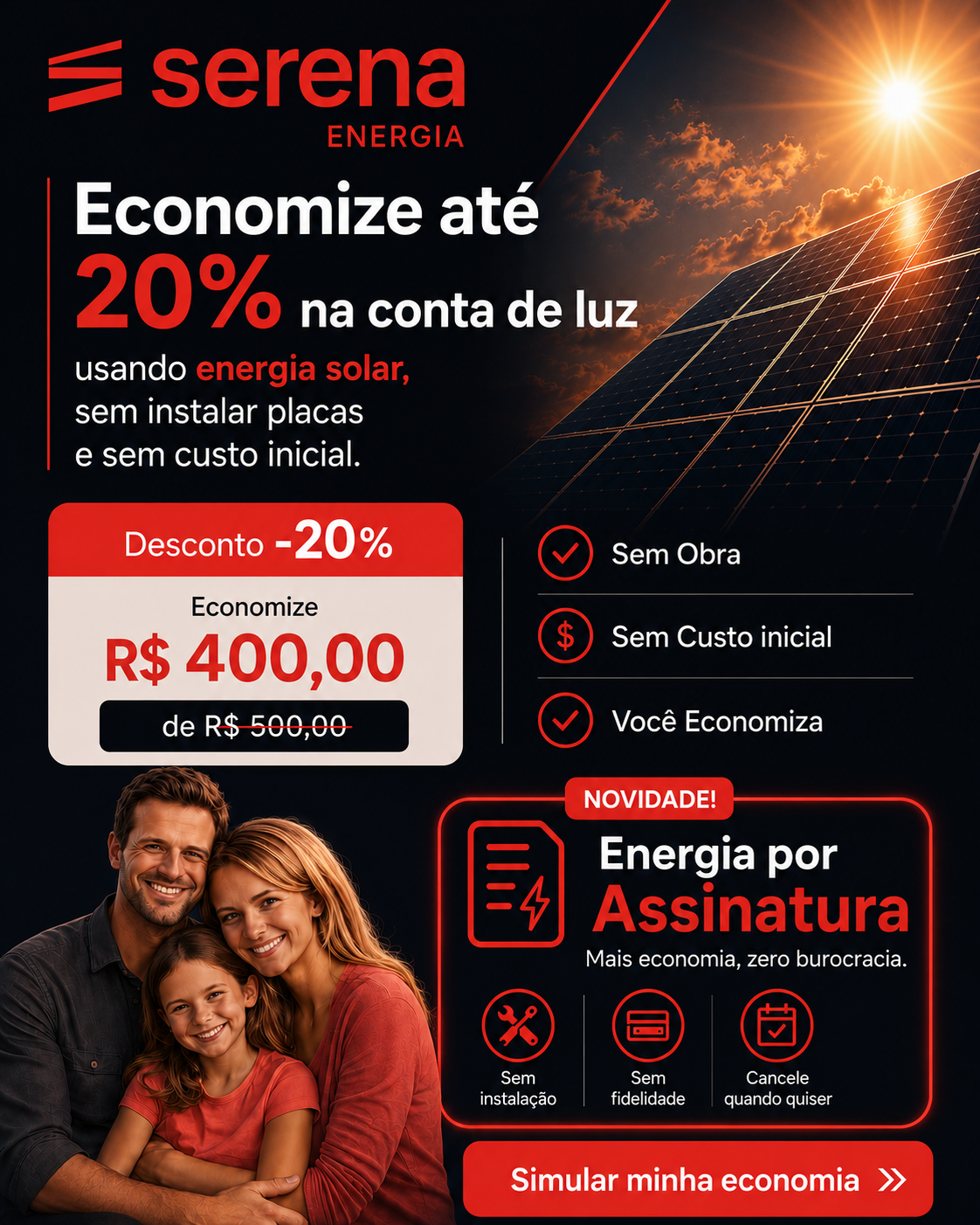 Serena Energy Facebook ad