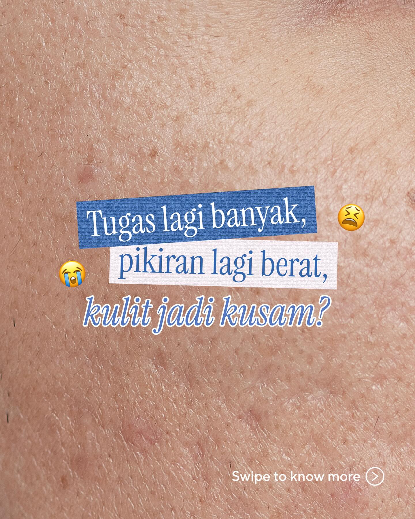 Light+ Beauty Facebook ad: Sibuknya hari bikin kulit kamu jadi kusam?