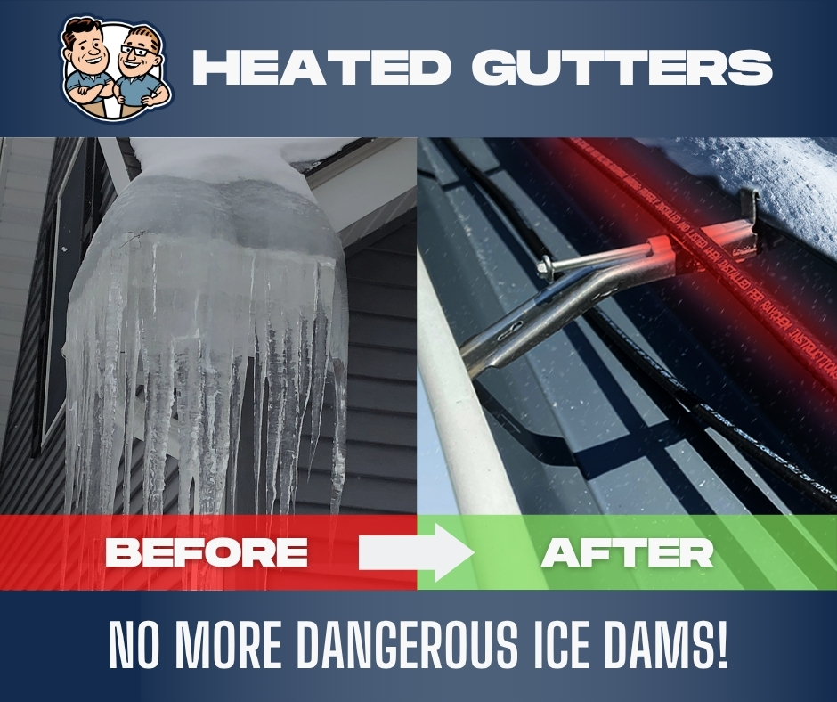 The Brothers that just do Gutters - Wichita, KS Facebook ad: Say Goodbye to Ice Dams