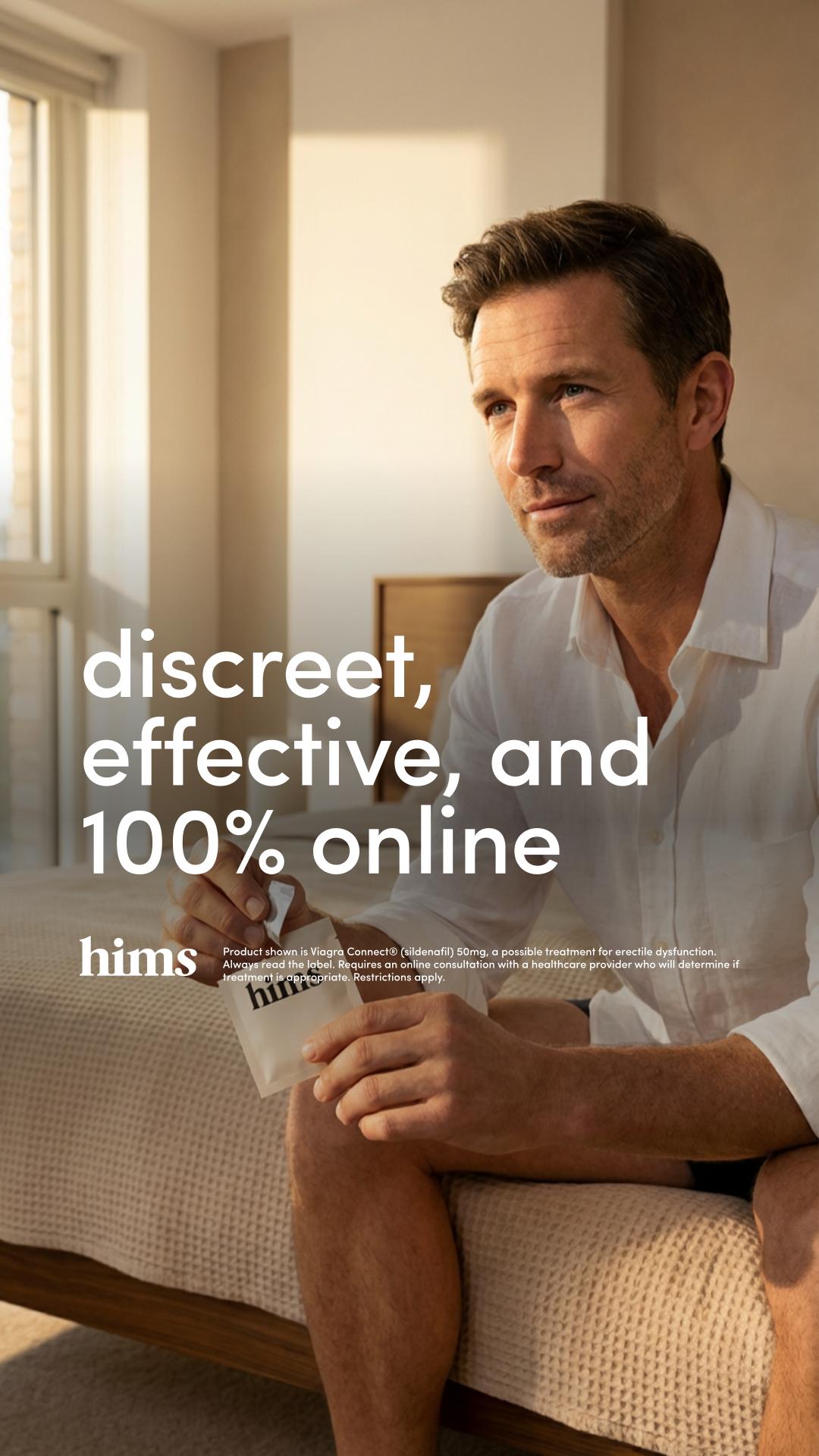 hims Facebook ad