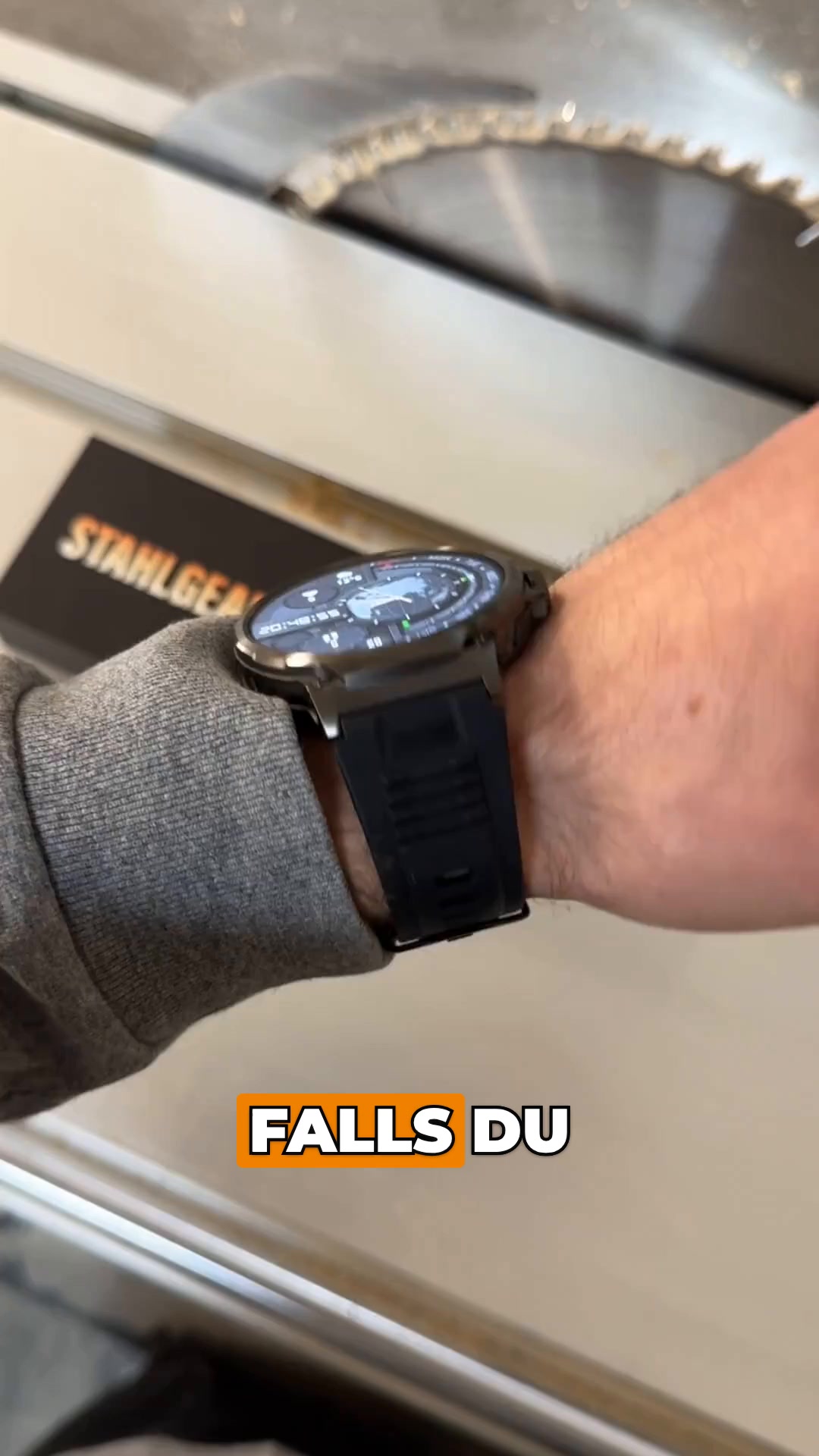 StahlGear Facebook ad: Die stabilste Smartwatch!