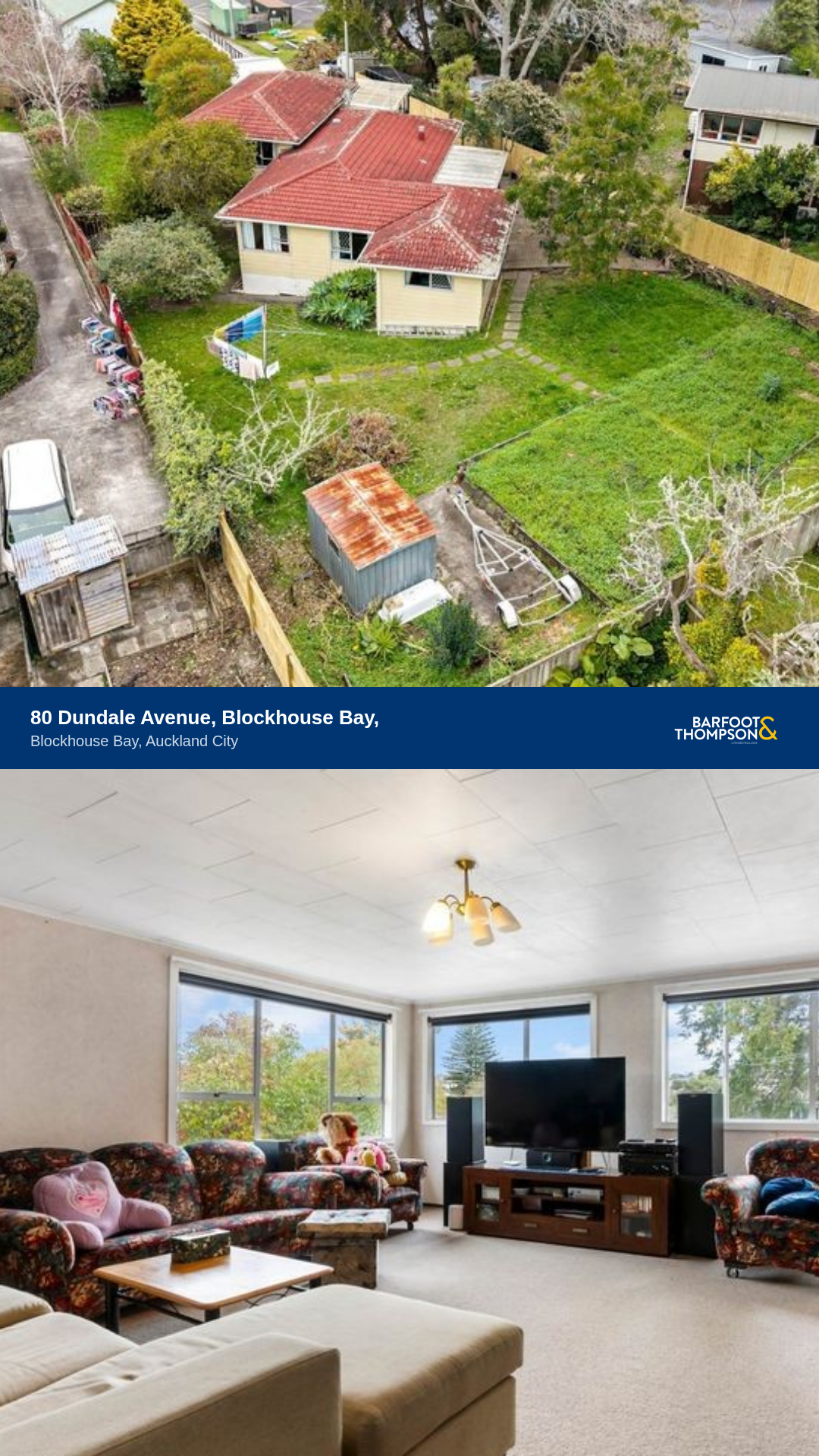 Giyora Barzilay Real estate Facebook ad: 80 Dundale Avenue, Blockhouse Bay