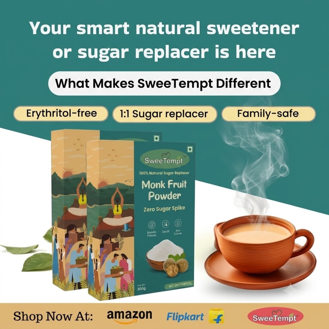 Sweetempt Facebook ad: Sweetness Without the Sugar!