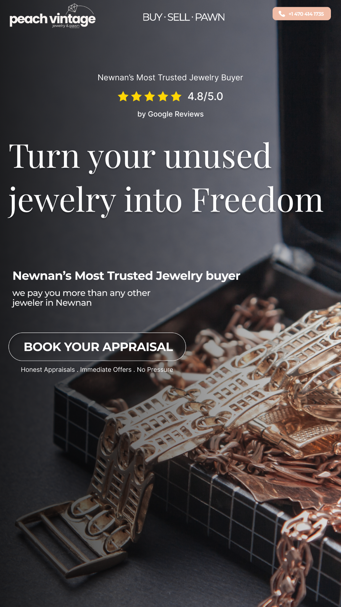 Peach Vintage Jewelry & Pawn Facebook ad