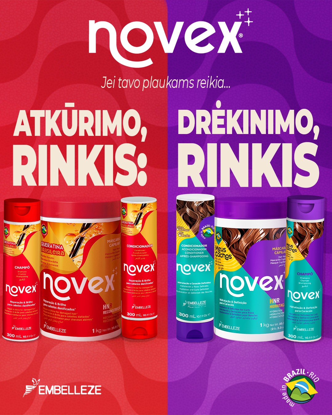 Novex Europe Facebook ad
