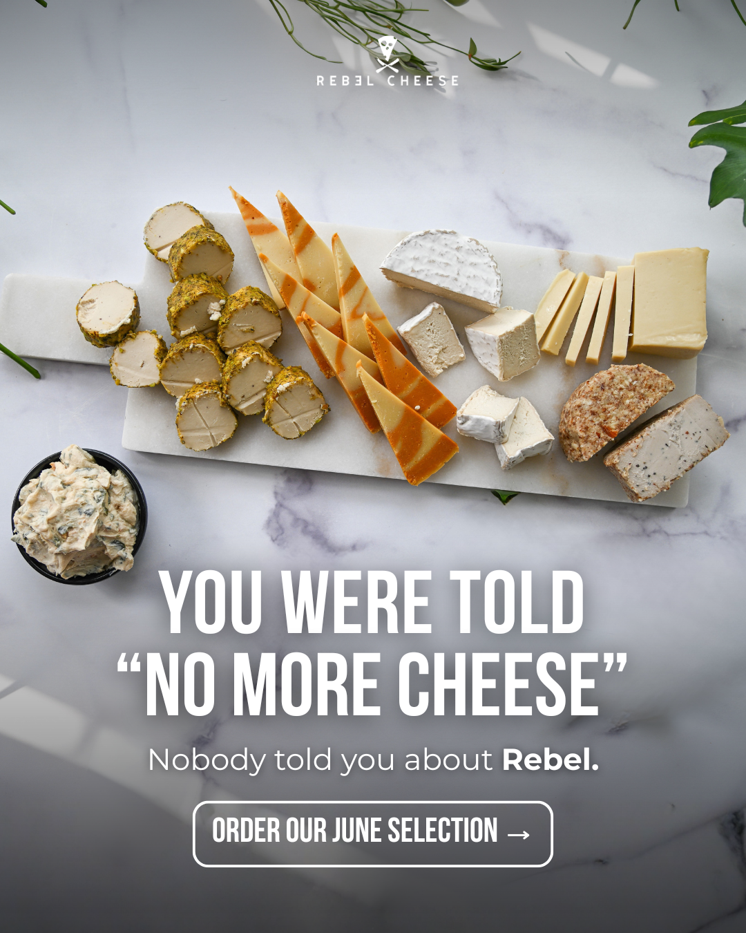 Rebel Cheese Facebook ad