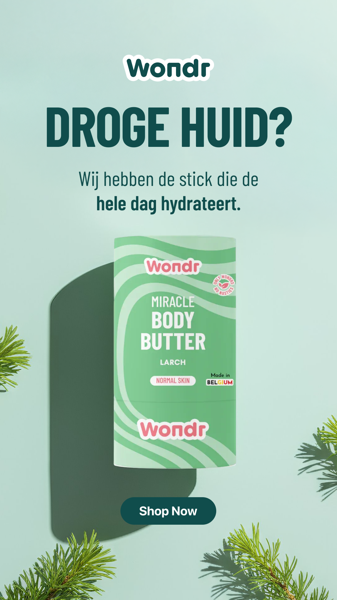 WONDR care Facebook ad