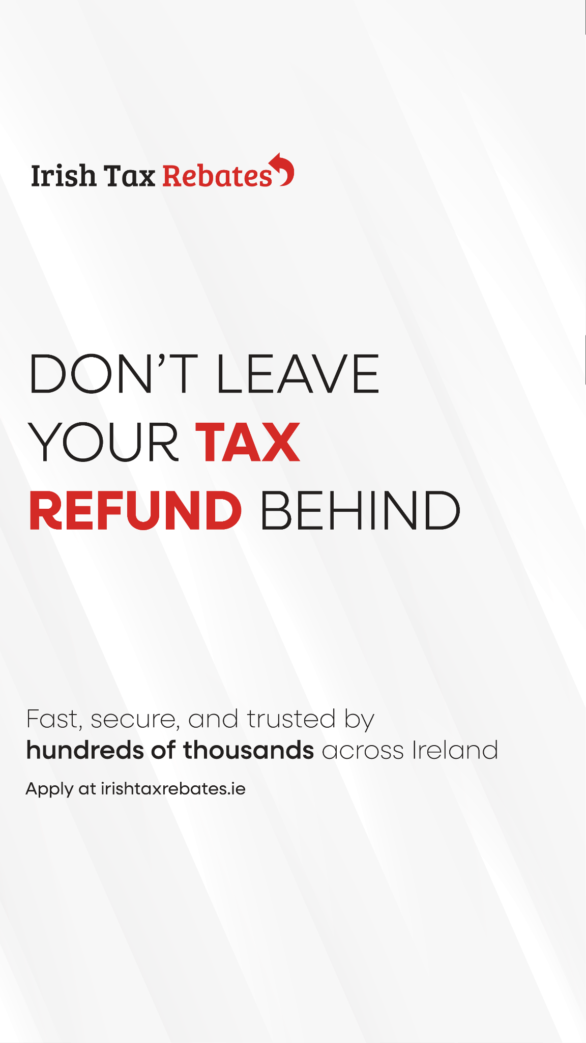 Irish Tax Rebates Facebook ad