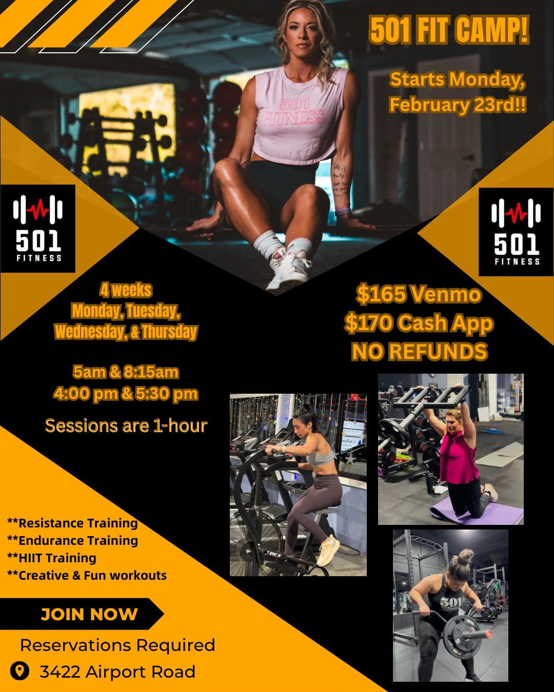 501 Fitness Facebook ad: 41 Days until Spring