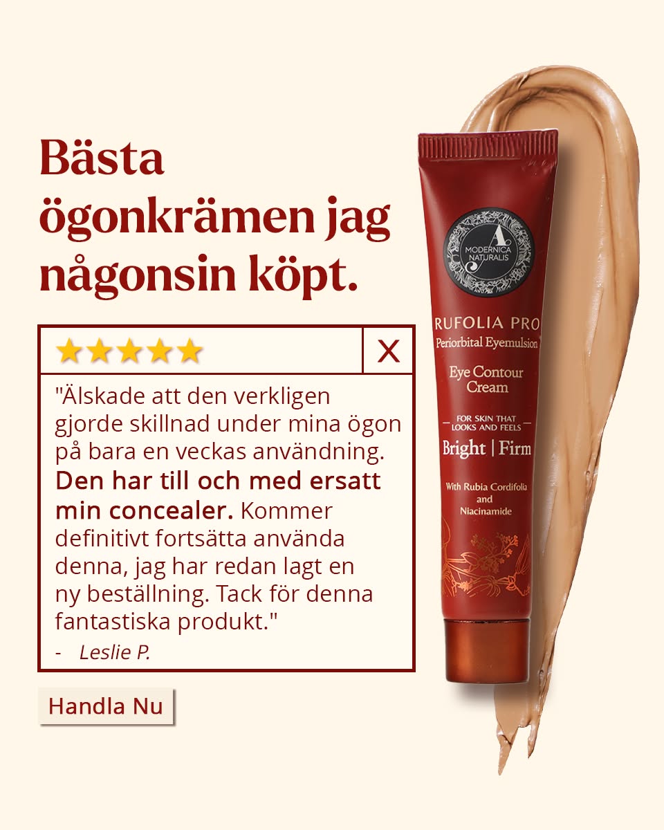The Ayurveda Experience Facebook ad: Till skillnad från någon annan ögonvård du någonsin har…