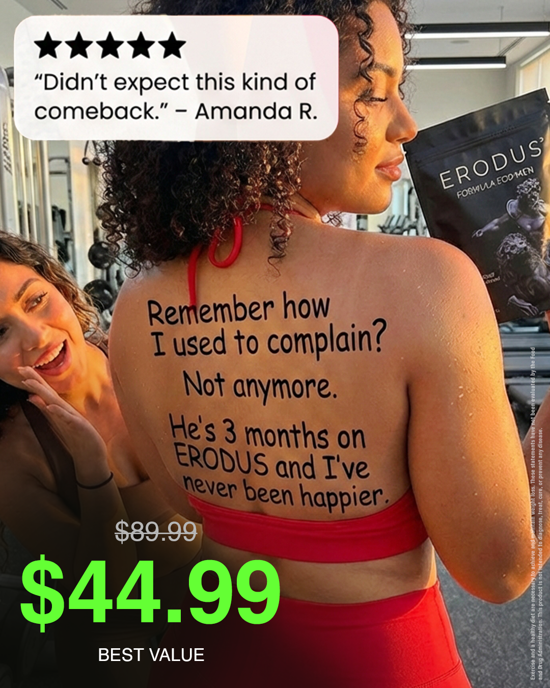 Erodus Formula For Men Facebook ad