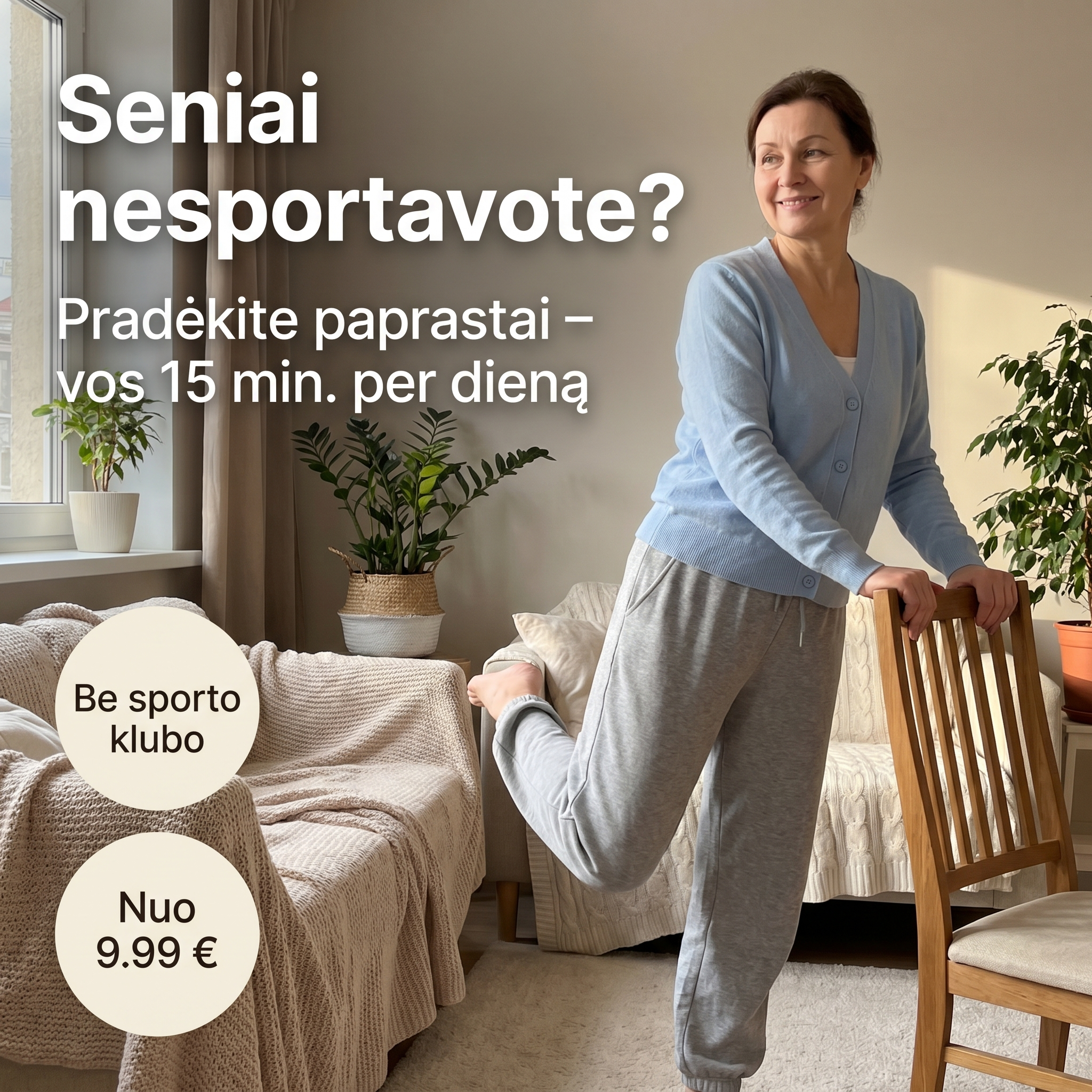 Sportas45.lt Facebook ad: Vasaros grupė dabar tik 9,99 €