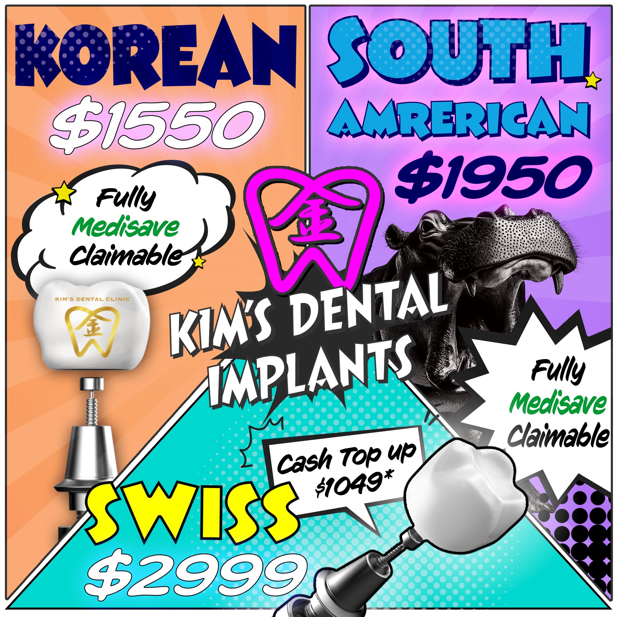 Kim's Dental Clinic Facebook ad
