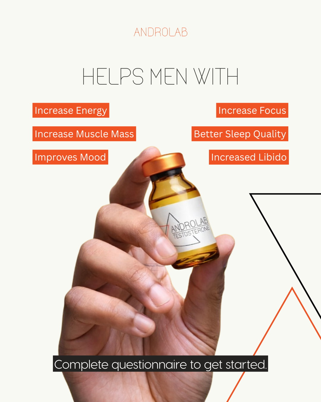 Androlab Facebook ad: 2026 - Better | Stronger | Healthier