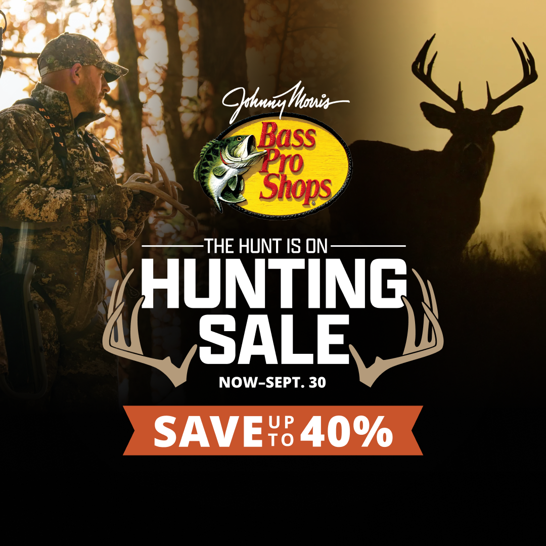 Bass Pro Shops Facebook ad: Hunting Gear - Save Up to 40%