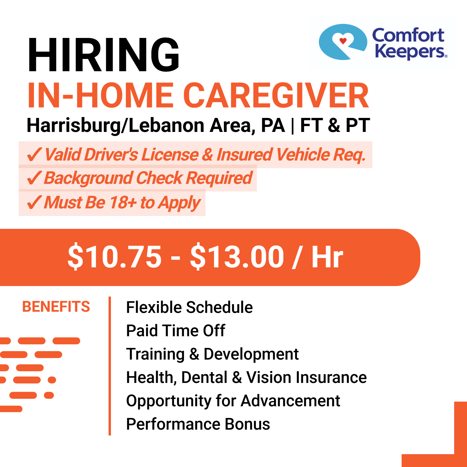 Hireline Healthcare Jobs Facebook ad