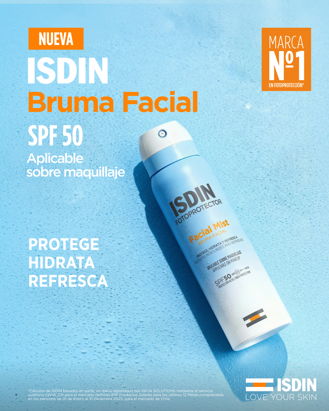 ISDIN Chile Facebook ad: ¿Una fotoprotección que además de proteger hidrata…