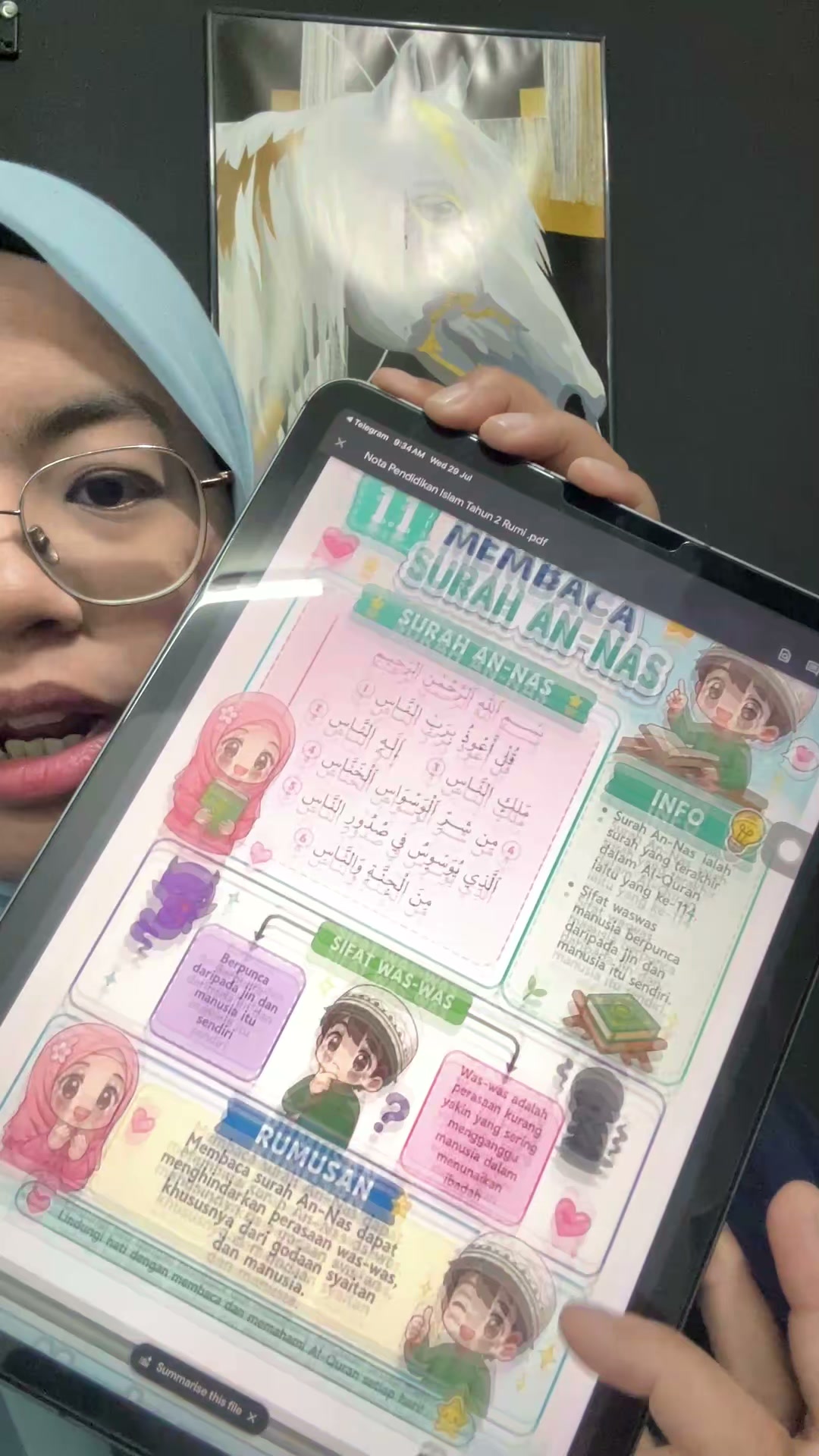 Frame islamic Facebook ad: CARA MODEN BELAR ANAK-ANAK MUDAH FAHAM