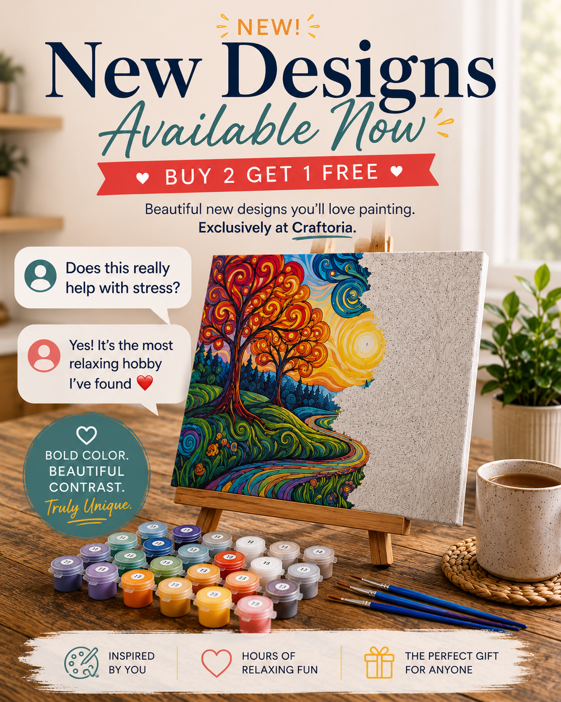 Craftoria Facebook ad