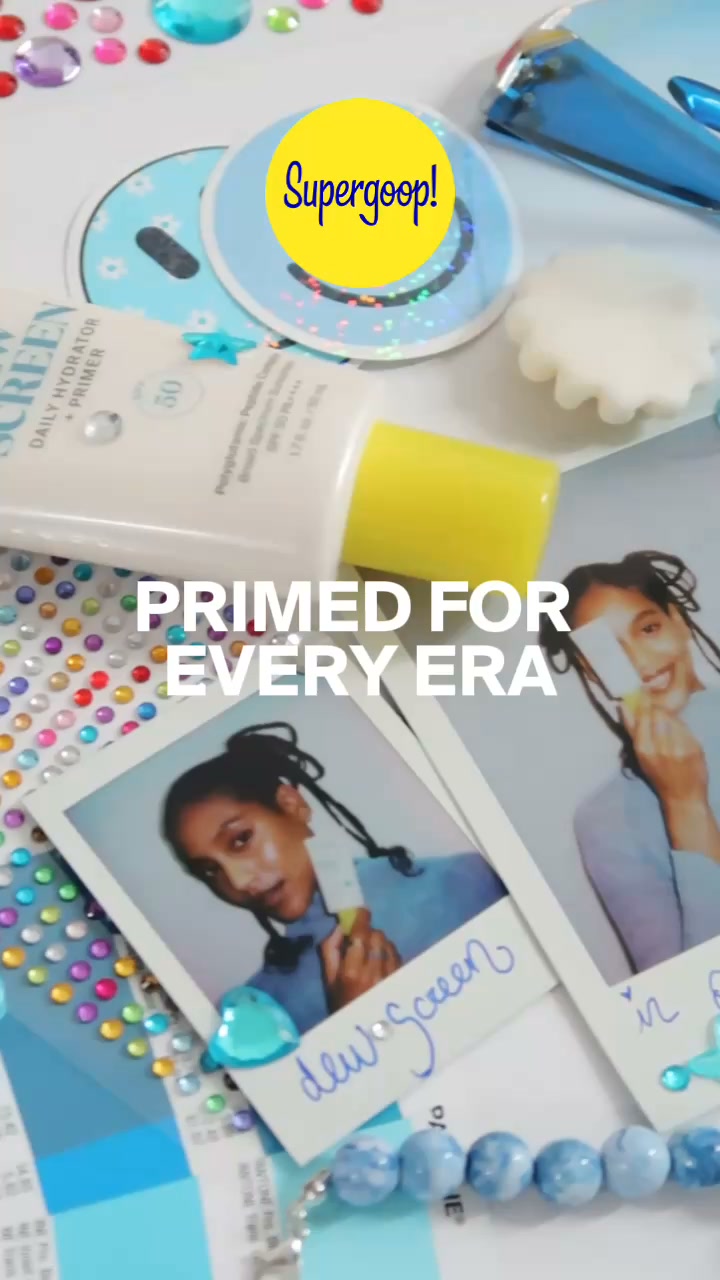 Supergoop Facebook ad: PRIMED FOR EVERY ERA