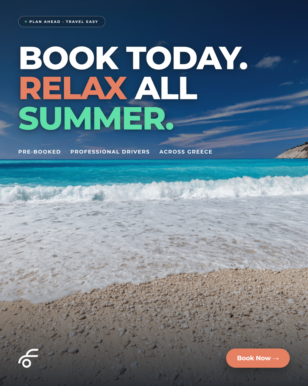 Ride and Hire Facebook ad: Professional Airport & Port Transfers