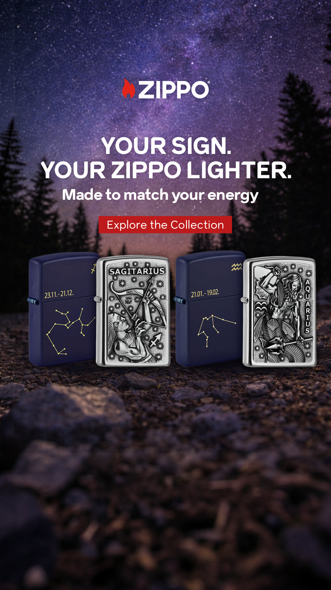 Zippo Europe Facebook ad