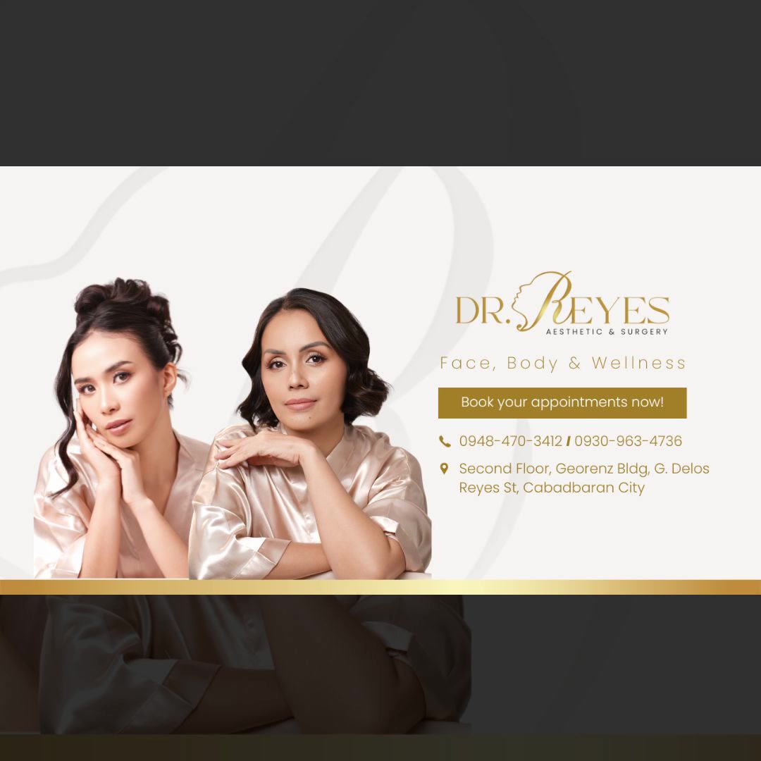 Dr. Reyes Aesthetic Clinic Facebook ad: ‘Tis the Season to Glow!
