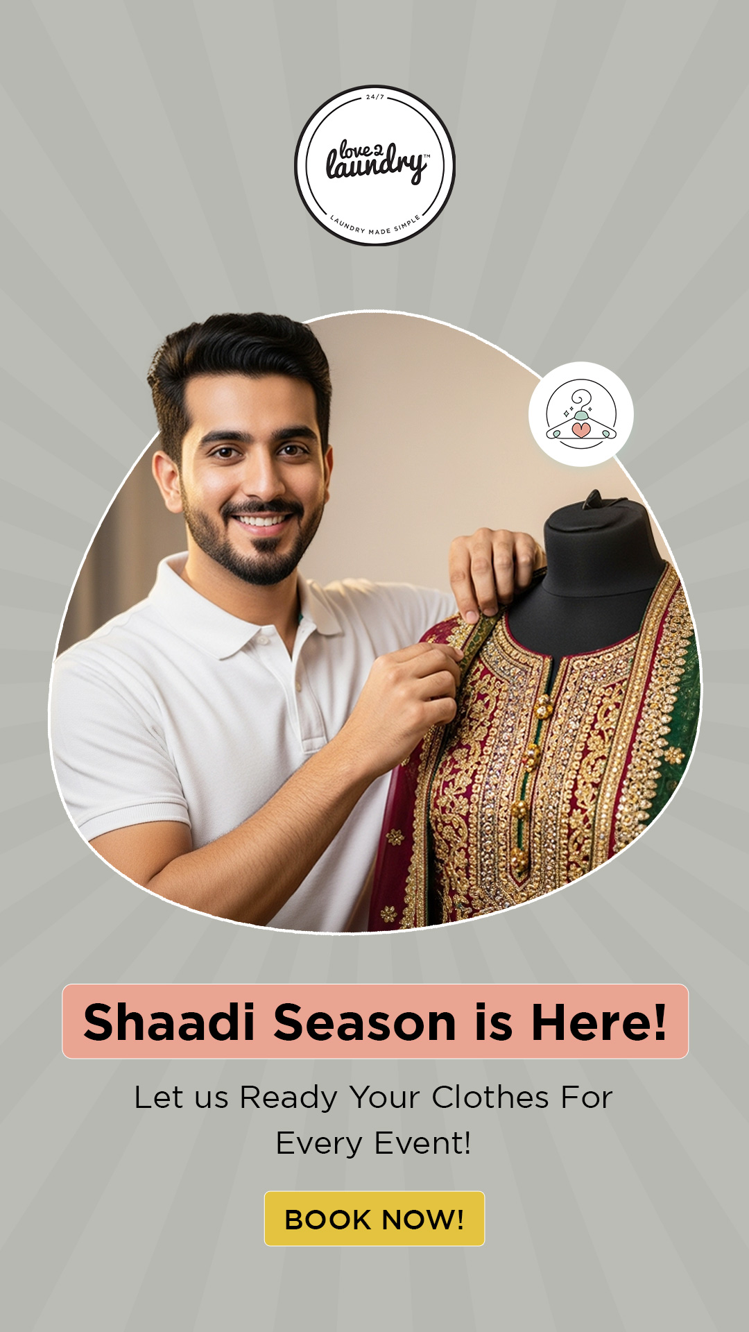 Love2Laundry PK Facebook ad from Nov 12, 2025