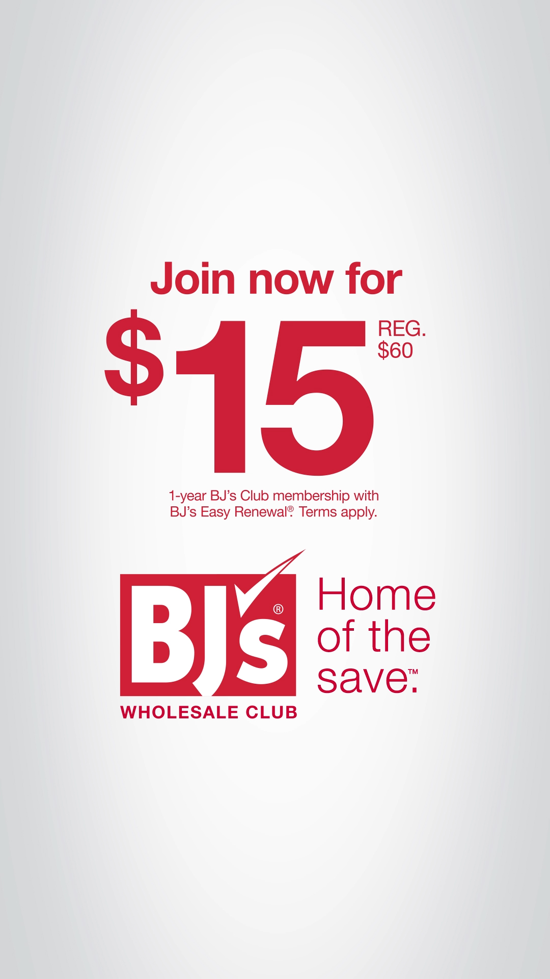 BJ's Wholesale Club Facebook ad
