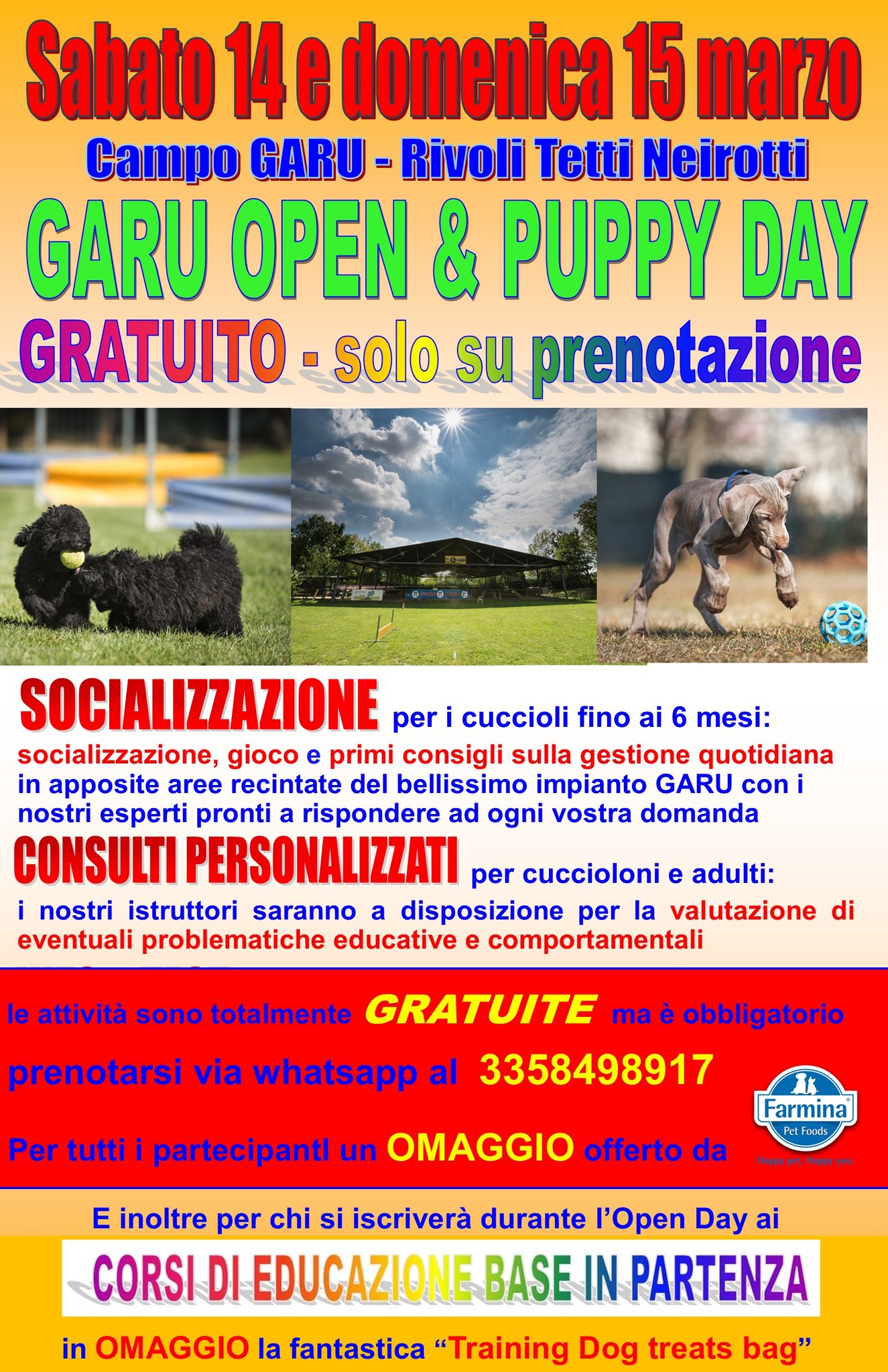 GARU Club Scuola Cinofila Facebook ad: ATTENZIONE: ultimi giorni per iscriversi GRATUITAMENTE…