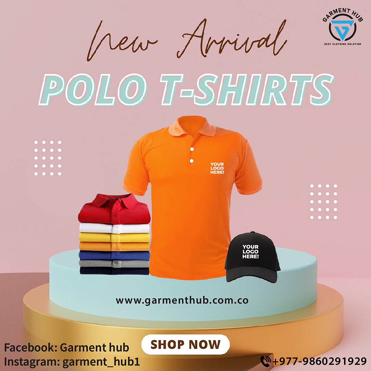 Garment Hub Pvt. Ltd. Facebook ad: Remember us For high quality Custom T-shirts/Caps for…