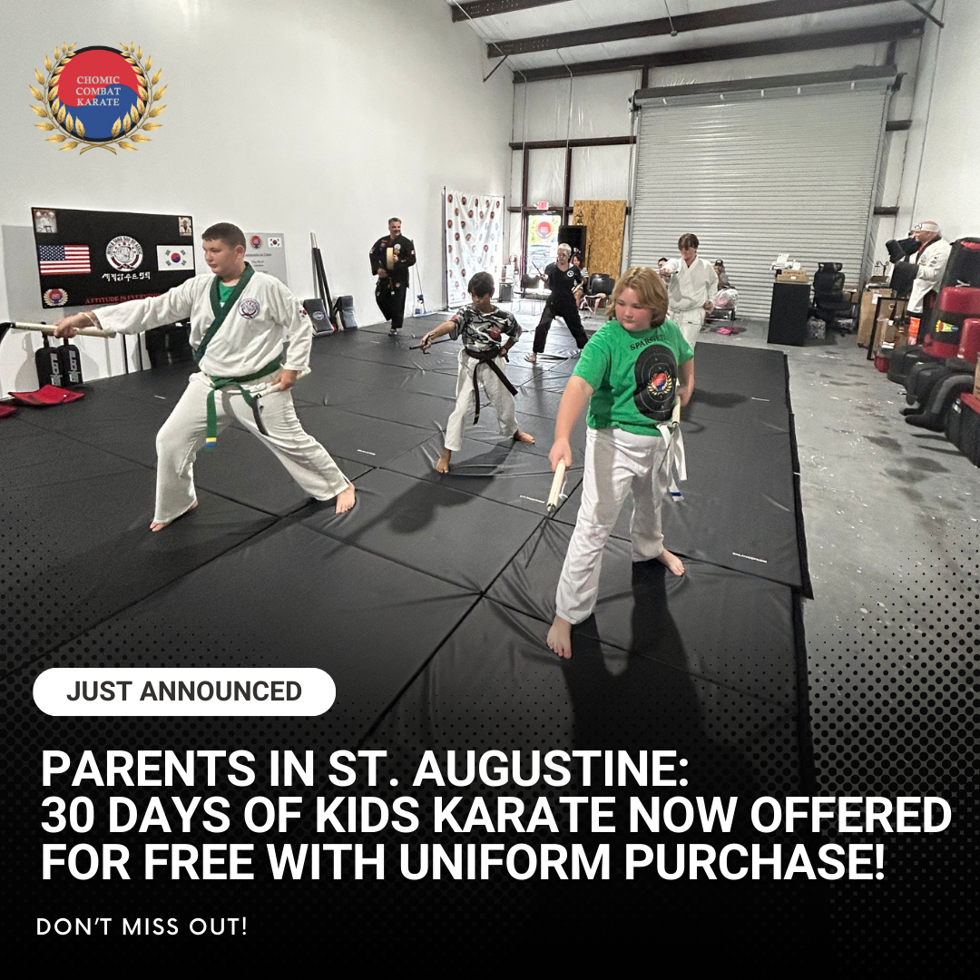 Chomic Combat Karate Facebook ad