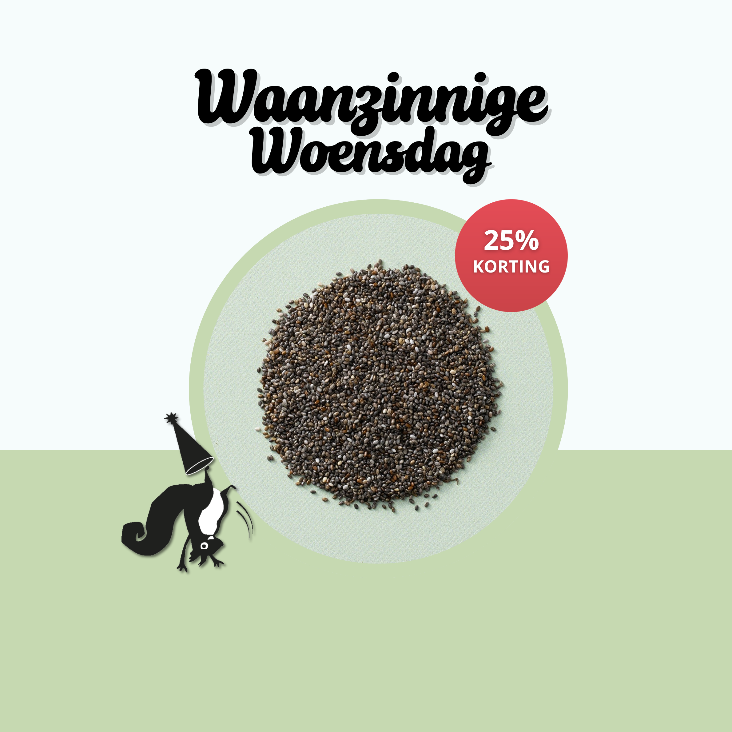 De Notenshop Facebook ad: Waanzinnige woensdag