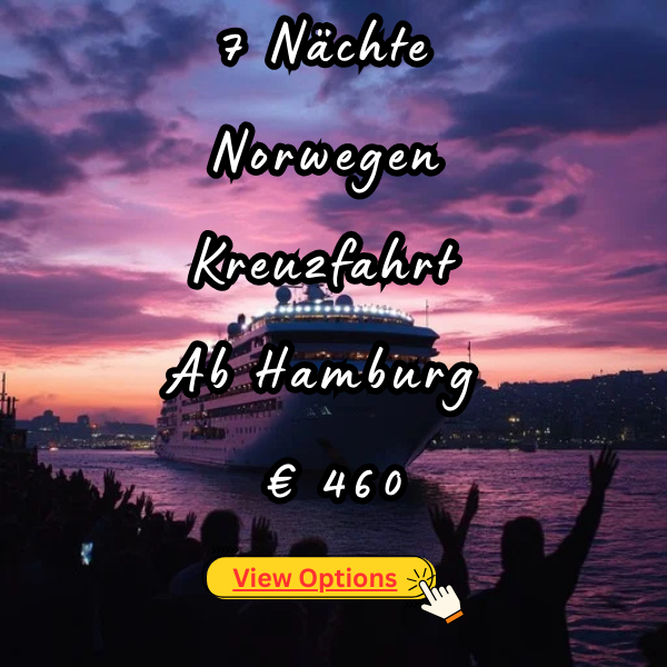 Online Deals Facebook ad: 7 Nächte Norwegen Kreuzfahrt ab Hamburg € 460