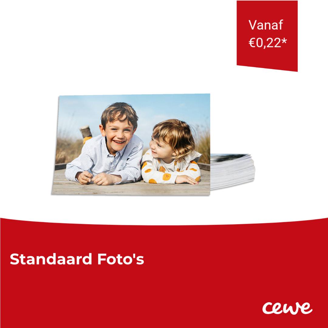 CEWE Facebook ad: Geef je herinneringen een speciale plek.