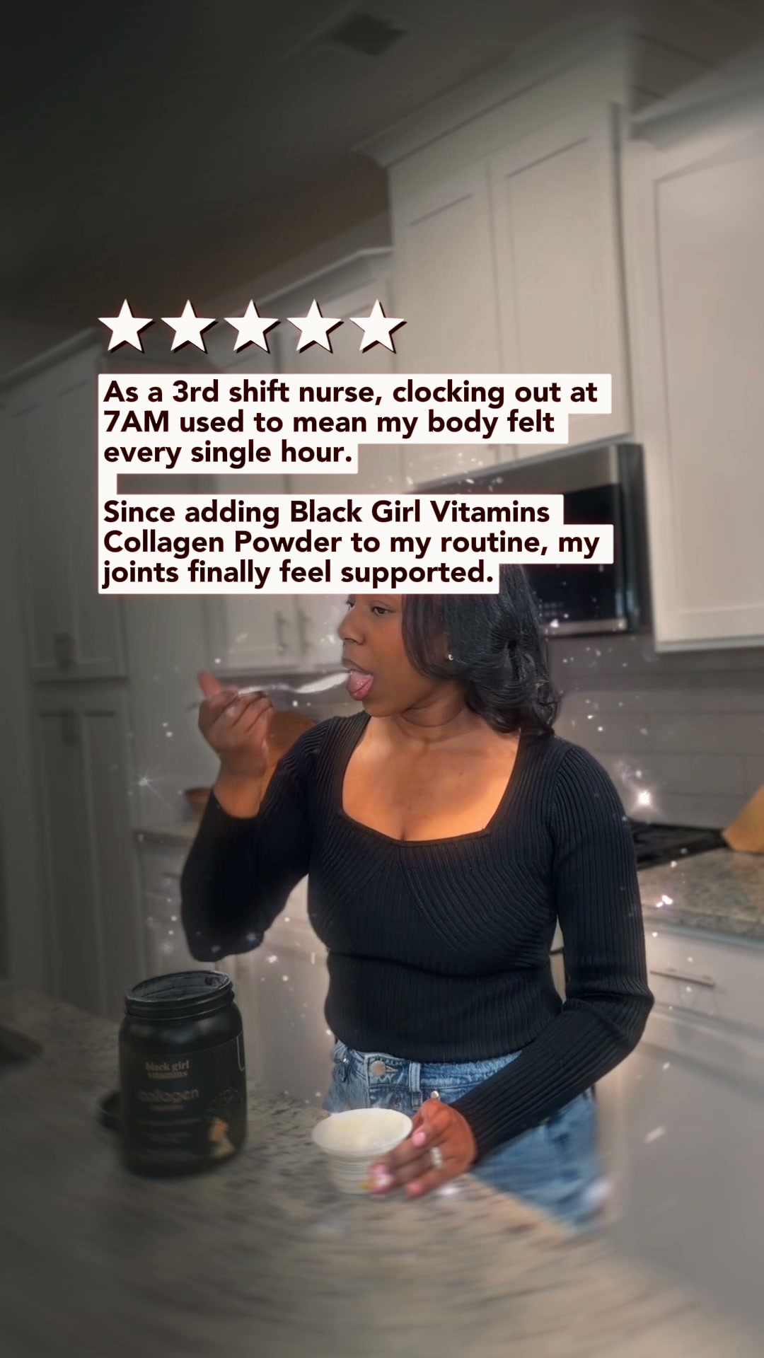 Black Girl Vitamins Facebook ad: #1 Best Seller