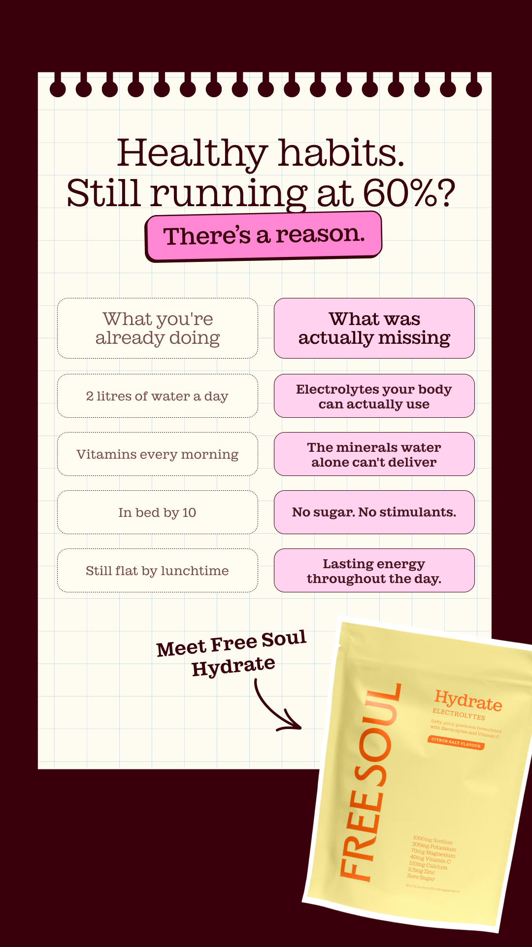Free Soul Facebook ad