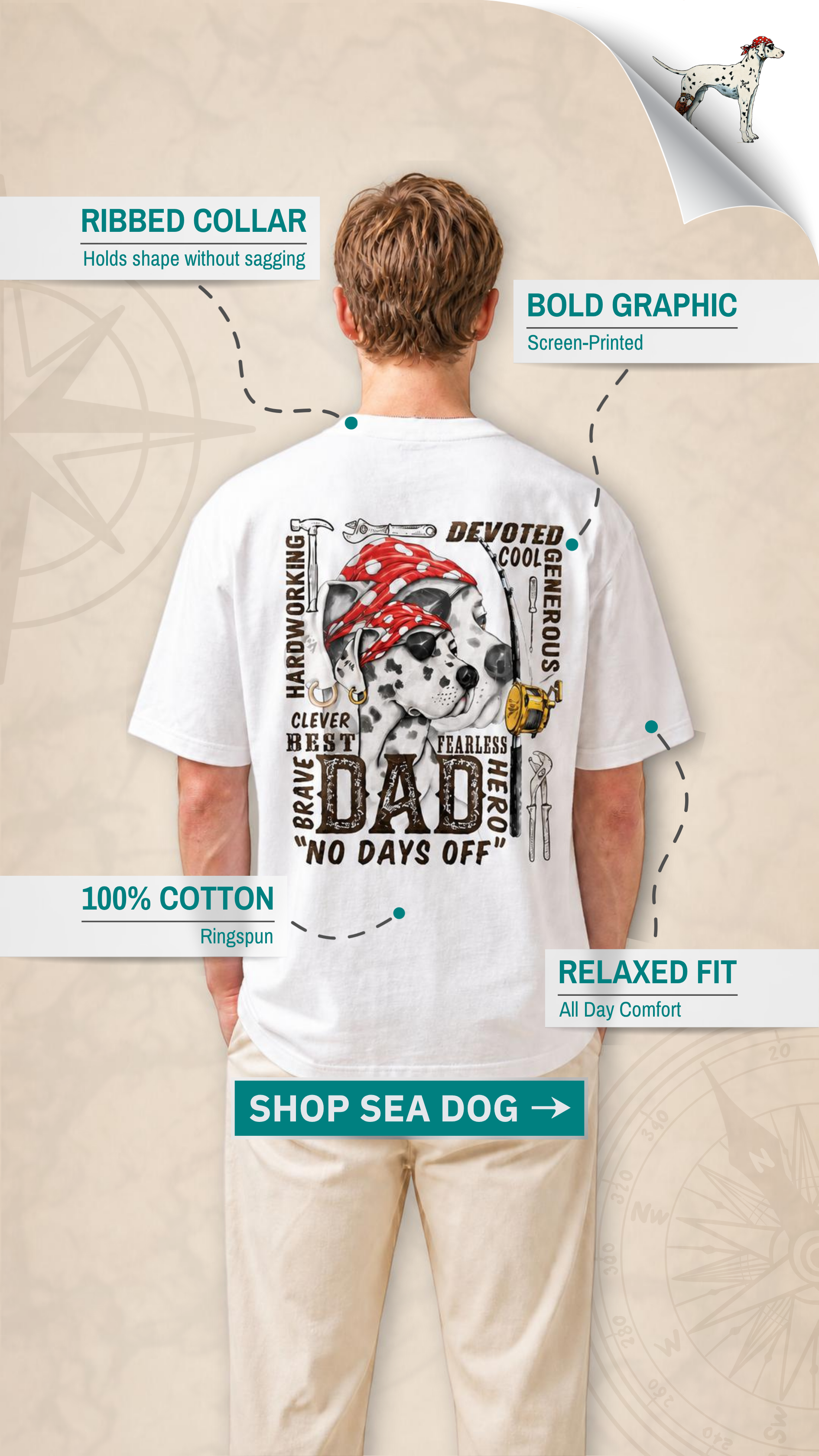 Sea Dog T-Shirts Facebook ad