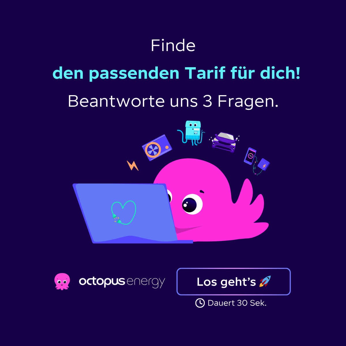 Octopus Energy Facebook ad