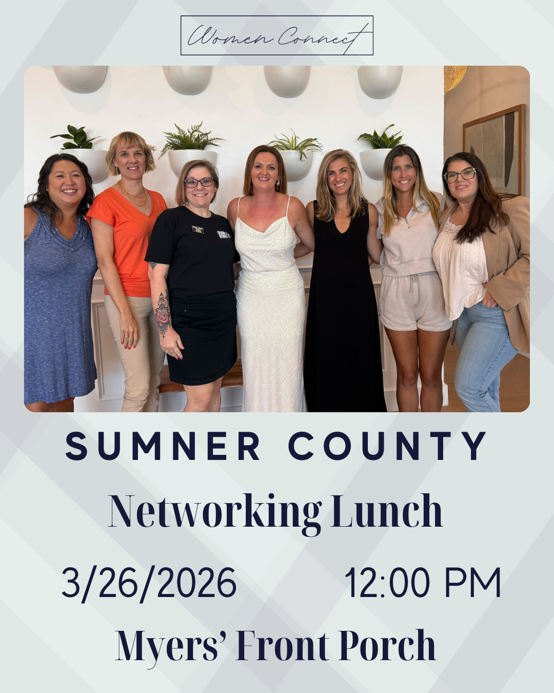 Women Connect Facebook ad: Grow Your Network & Make Real Connections!