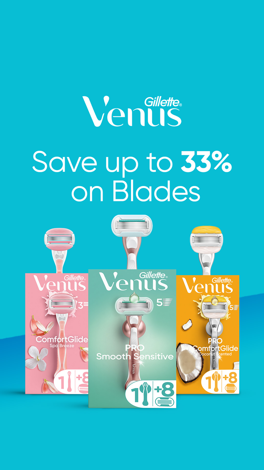 Gillette Venus UK Facebook ad