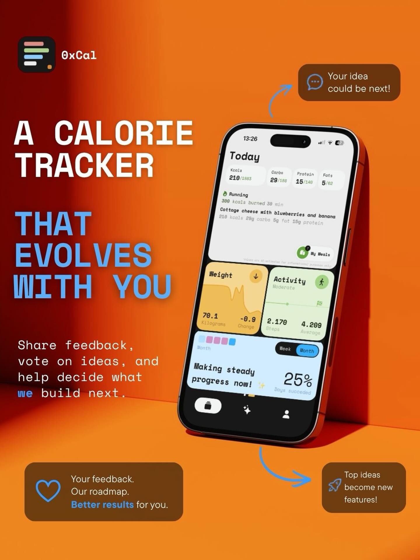 0xcal.app Facebook ad: 0xCal: AI Calorie Counter