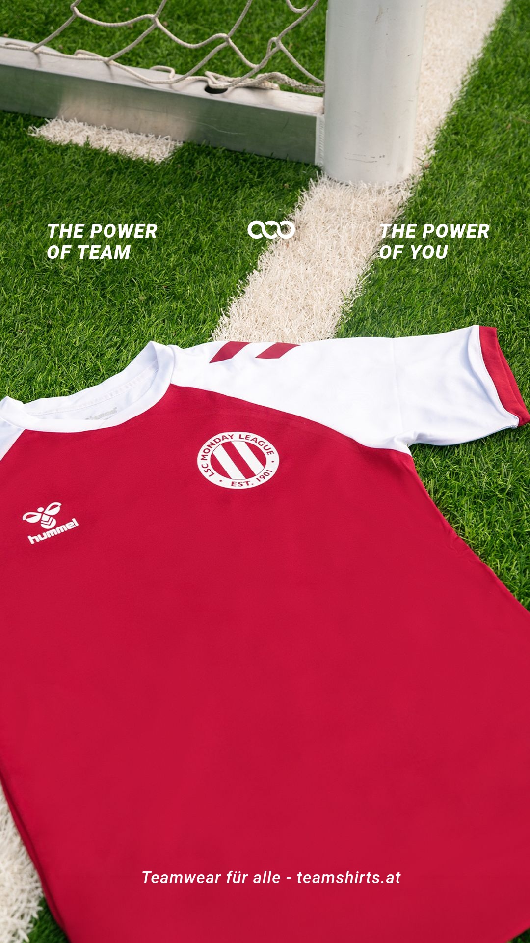 TeamShirts Facebook ad: Teamwear für Clubs und Events