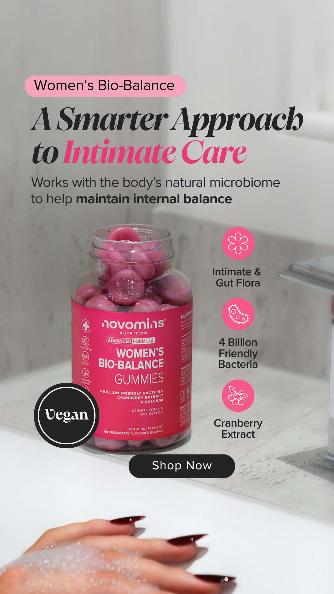 Novomins Nutrition Facebook ad